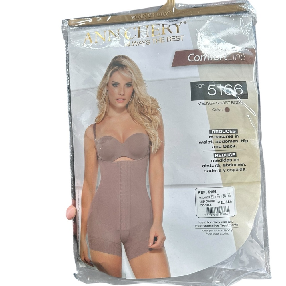 Ann Chery Melissa Shapewear Short Body - Brown Size XL